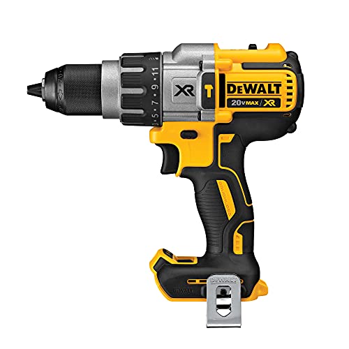 DEWALT 20V MAX XR Hammer Drill, Brushless, 3-Speed, Tool Only